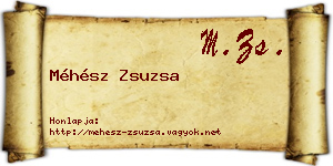 Méhész Zsuzsa névjegykártya